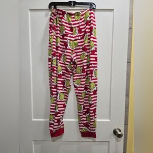 Red Striped Grinch Pajama Pants. Size 2XL
